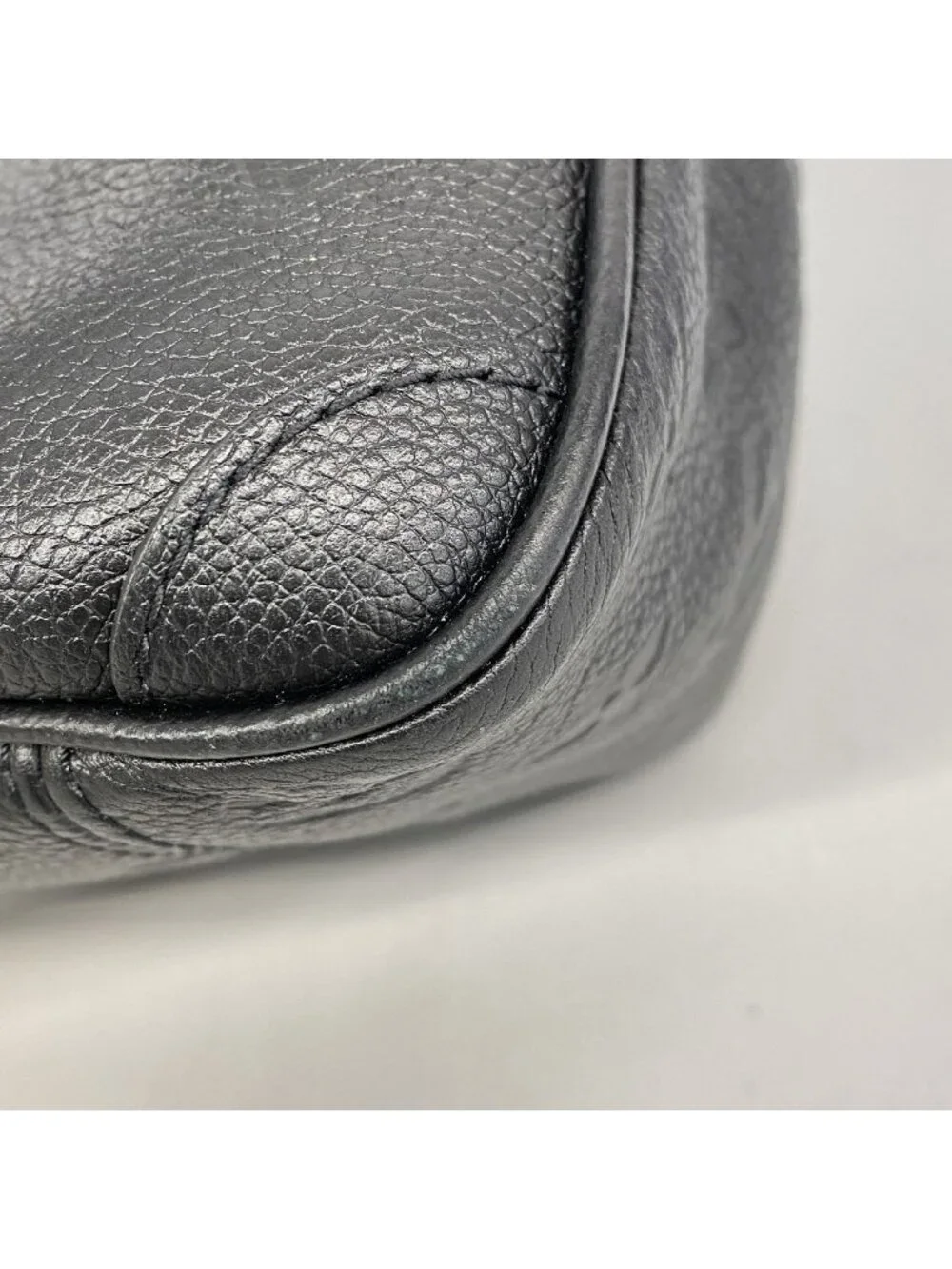 Louis Vuitton Handbag Monogram Empreinte Trianon MM Noir 2-Way Bag